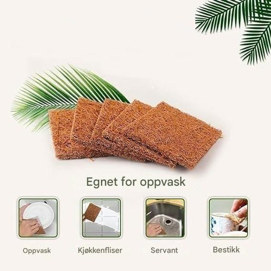 100% Eco-Friendly and Biodegradable Coconut Bristle Scrubbing Pads