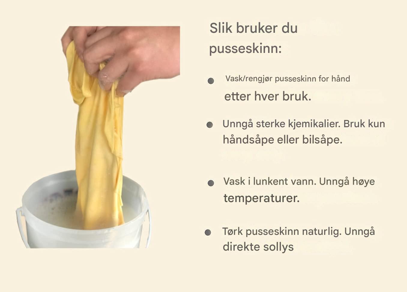 100% Genuine Chamois Eco-Friendly Cleaning Cloth