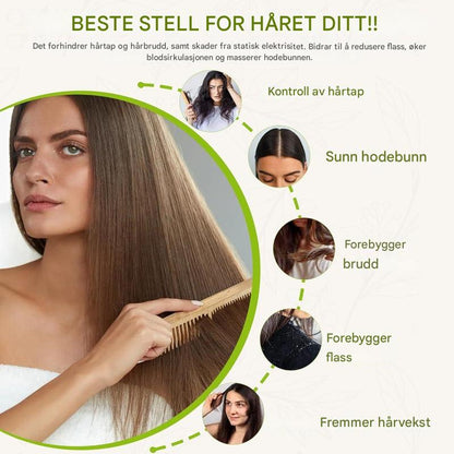 Rent Neem-tre Hårkam Sett