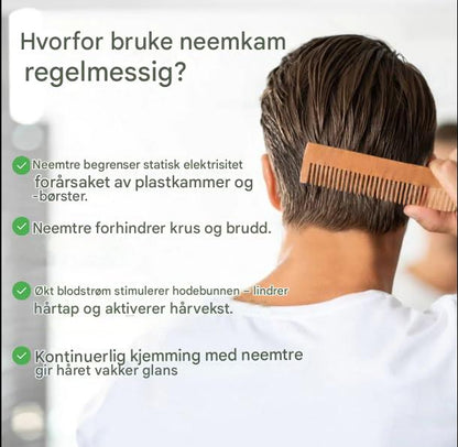 Rent Neem-tre Hårkam Sett