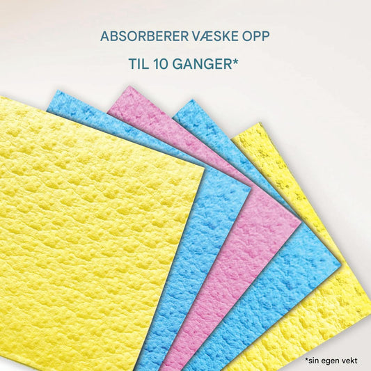 Cellulose-based 100% Biodegradable Sponge Cloths