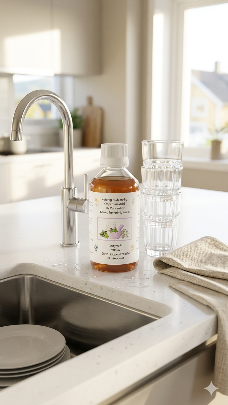 Naturlig Sitron Tamarind Oppvaskmiddelkonsentrat | Mildt mot Hendene
